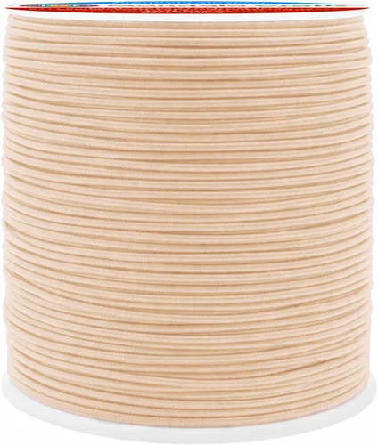 Miniatura 89 de Mandala Crafts Cuerdas elásticas color burdeos de 0.079 pulgadas para hacer joyas y cuentas, cuerda elástica de 76 yardas, hilo elástico redondo