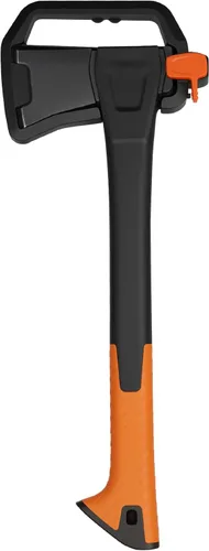 Miniatura 10 de Hacha de corte, hacha de camping al aire libre de 14 pulgadas para división de madera y leña, herramienta de mano tratada térmicamente de acero al