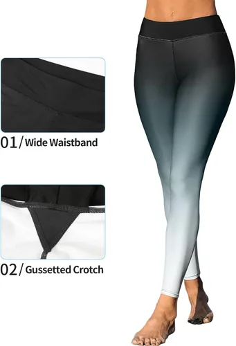 Miniatura 58 de ATTRACO Pantalones de natación de talle alto - Leggings de natación para mujer