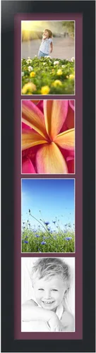 Miniatura 71 de Marco para fotos de ArtToFrames, 4 aberturas de 5′ x 7′ y marco negro satinado, de ArtToFrames, Madera, negro 4 - 8x10 - (2131)