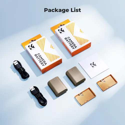 Miniatura 7 de K&F CONCEPT Paquete de 2 baterías NP-FZ100, baterías USB-C de carga rápida A7iii compatibles con cámaras Sony A7iii A7iv A6600 A6700 ZV-E1 FX3 FX30