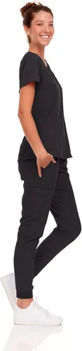 Miniatura 62 de Natural Uniforms Conjunto de ropa quirúrgica elástica para mujer con tallas regulares y pequeñas