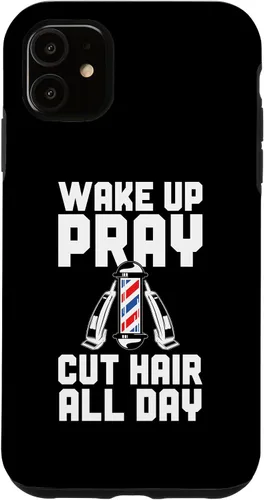 Miniatura 6 de iPhone 11 Pro Max Barbershop Wake Up Pray Cut Hair All Day Barbershop