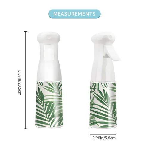 Miniatura 5 de Botella de spray para el cabello, espray vacío continuo para peinado, limpieza, plantas, nebulización y cuidado de la piel Verde