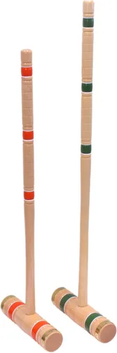 Miniatura 3 de Juego de Croquet Deluxe para 8 jugadores con bolsa de transporte (cuatro asas de 28 pulgadas/cuatro asas de 32 pulgadas)