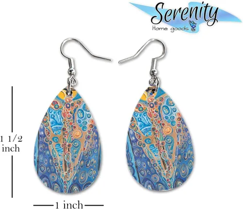 Miniatura 23 de Maureen Claffy Artist Collection Compassion Teardrop Dangle Earrings Set Cute Girls Womens Jewelry Earings Holiday Gifts Summer Decorations