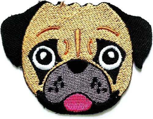 Miniatura 7 de Nipitshop - Parches de perro de pelo largo Shih Tzu con lazo rojo de dibujos animados de animales, parches para planchar con bordado de dibujos Dog9