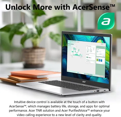 Miniatura 7 de Acer Aspire Go 15 AI Ready Laptop Pantalla FHD IPS de 15.6 pulgadas AMD Ryzen 3 7320U Gráficos AMD Radeon 610M 8 GB LPDDR5 SSD PCIe de 128