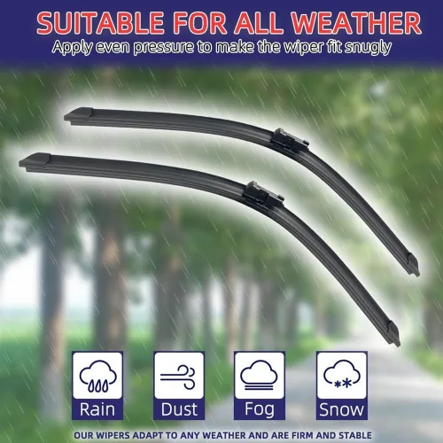 Miniatura 5 de Car Wiper Compatible with XPeng G3 2019-2022 Front Wiper Blades Soft Rubber Windscreen Wipers Auto Windshield 22" 18" 550mm 450mm (Color : 2 PCS)