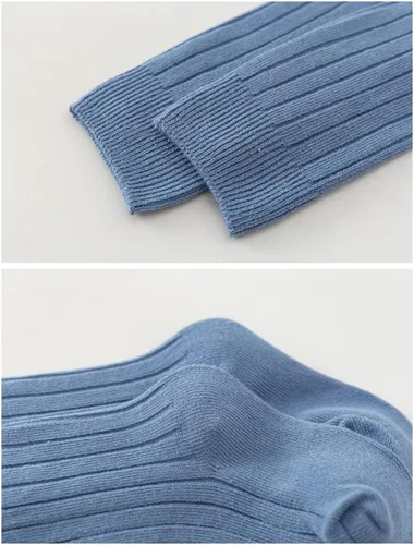 Miniatura 3 de QandSweat - Calcetines altos unisex para bebé, sin costuras, para niños y niñas, de algodón, uniformes
