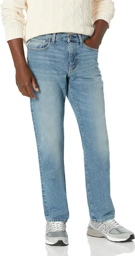 Miniatura 8 de Amazon Essentials - Pantalones vaqueros elásticos de corte recto para hombre