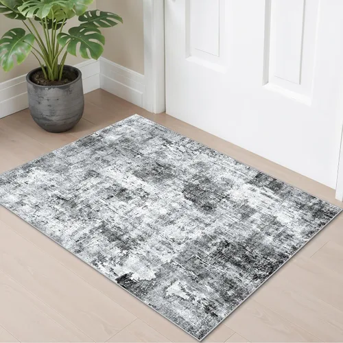Miniatura 34 de Alfombra antideslizante lavable de 2 x 3 pies - Alfombra suave de pelo bajo para cocina, entrada y dormitorio - Tapete moderno para puerta