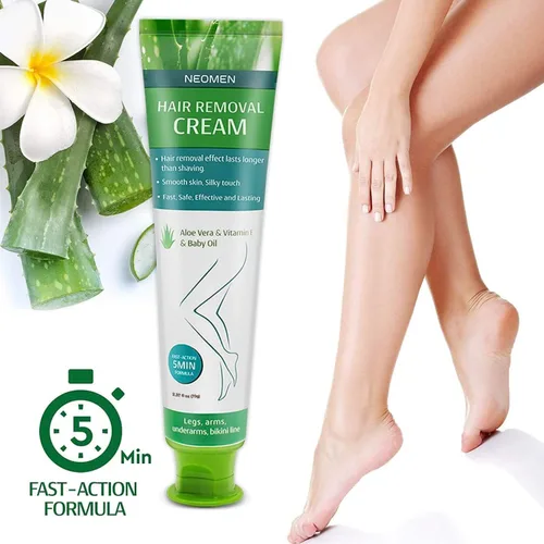 Miniatura 4 de Crema depilatoria para hombres y mujeres: depiladora sin dolor para pieles sensibles y áreas íntimas, hidratante con aloe vera y vitamina E, segura