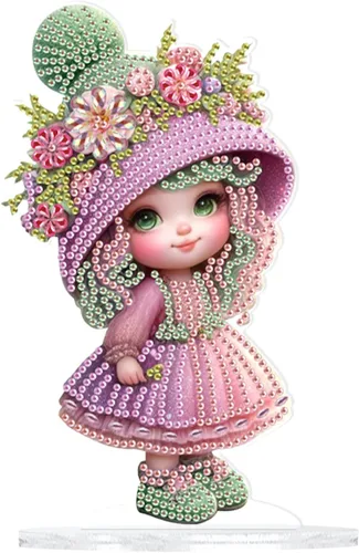 Miniatura 14 de MVVMTOP Pintura de Arte de Diamante Decoración de Mesa, DIY Nido de Pájaro de Navidad 5D Forma Especial Diamante Artificial Decoraciones de Navidad