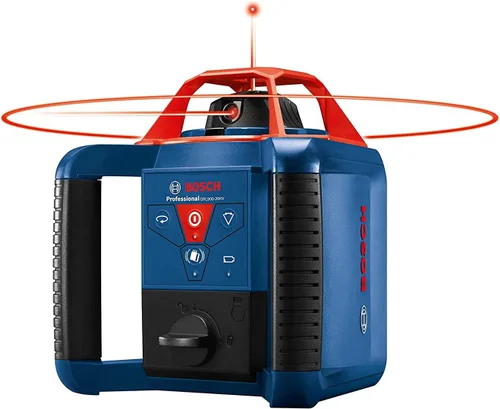 Miniatura 5 de BOSCH GRL900-20HVK REVOLVE Kit láser rotativo horizontal/vertical autonivelante, incluye trípode, varilla de grado, receptor, baterías 2 D, funda
