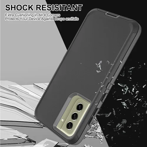 Miniatura 6 de Funda Samsung S21 FE 5G - Protección de cuerpo completo 3 en 1, película nano a prueba de explosiones [2 unidades], resistente a los golpes