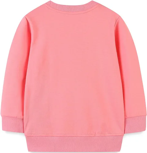 Miniatura 2 de Bumeex Ropa de sudadera para niña pequeña, ropa navideña de algodón con cuello redondo