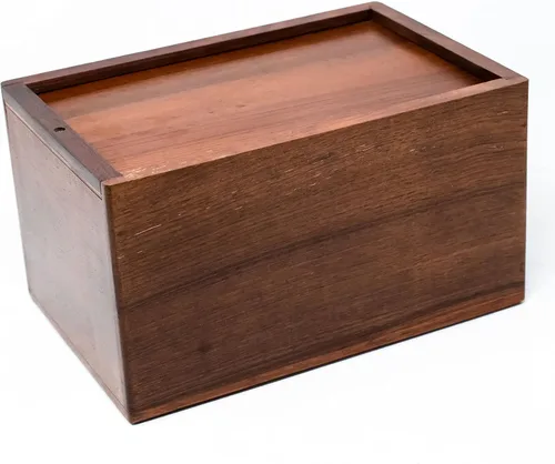 Miniatura 5 de Urna de madera de recuerdo hecha a mano para cenizas, urnas grandes para cenizas humanas, ataúd reflexivo y recuerdo decorativo, homenaje perfecto