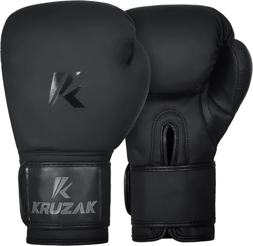 KRUZAK - Guantes de boxeo para hombres y mujeres, ideales para kickboxing, Muay Thai, sparring y MMA, guantes de boxeo pesados de 10 onzas, 12