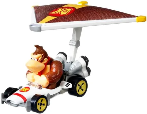Miniatura 4 de Hot Wheels Mario Kart Glider Donkey Kong - Auto fundido a presión [B-Dasher + Super Gilder]