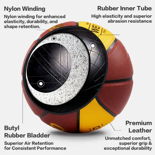 Miniatura 3 de SKEO Weighted Basketball, 2.2/3/3.3LBS 28.5"/29.5" Trainer Heavy Basketballs Made of Composite, Indoor Outdoor Training Ball for Improving Handling