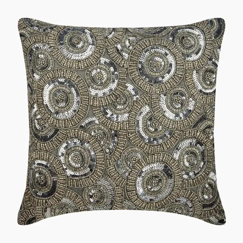 Miniatura 20 de The HomeCentric Funda de cojín para silla, fundas de almohada decorativas de 22 x 22 pulgadas (21.7 x 21.7 in), color plateado, fundas de almohada