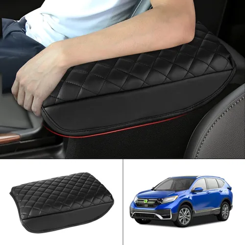 Miniatura 20 de FIILINES Funda de consola central para Toyota 4Runner 2010-2024, funda para reposabrazos, cojín de 4 accesorios, funda para reposabrazos