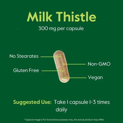 Miniatura 5 de BESTVITE Cardo mariano de 300 mg (240 cápsulas vegetarianas) - estandarizado al 80% de flavonoides de silimarina - Sin estearatos - Vegano - Sin OMG