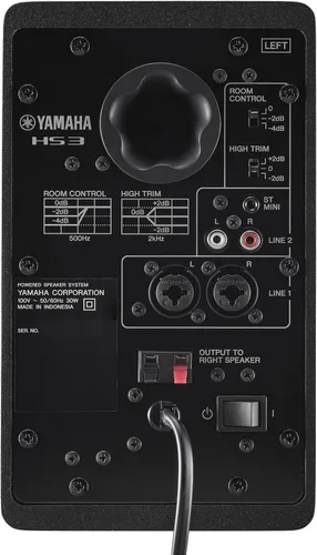 Miniatura 3 de Yamaha HS3 Monitor de estudio con alimentación en negro, par (HS3 B)
