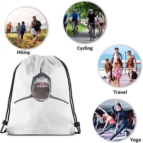 Miniatura 7 de Beabes Bolsas de béisbol con cordón, mochila deportiva para gimnasio, bolsa con cordón, Multi-a13, Mochilas de viaje