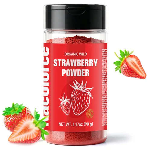 Miniatura 10 de Polvo natural de arándano liofilizado, 100% bayas puras con antioxidantes y vitaminas, sin azúcar añadido, sin gluten, vegano sin OMG, para hornear