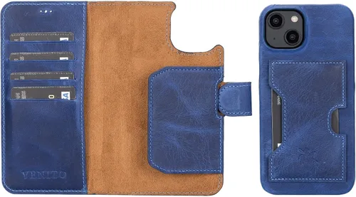 Miniatura 178 de Venito Florence - Funda de piel compatible con Samsung Galaxy S9, extra segura con bloqueo RFID, cartera desmontable para teléfono (gris decolorado)
