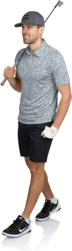 Miniatura 4 de Three Sixty Six Camisas de golf de secado rápido para hombre, polo casual de manga corta que absorbe la humedad