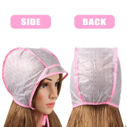 Miniatura 5 de 6 piezas de tapa de resaltado para el cabello Frosting Cap Highlight para color de tinte con ganchos de plástico para colorear el cabello, kit