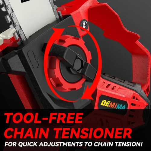 Miniatura 7 de Motosierra Mini para Batería Dewalt 20V Max, motosierra eléctrica inalámbrica de 2 en 1 de 8 pulgadas y 6 pulgadas con motor sin escobillas