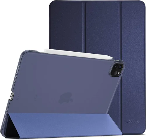 Miniatura 22 de ProCase Funda inteligente para iPad Pro de 12.9 2022/2021/2020/2018, carcasa rígida con soporte delgado para iPad Pro de 12.9 pulgadas, 6ª Celeste