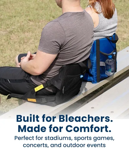 Miniatura 8 de Everlasting Comfort Stadium Seats with Back Support - Adjustable Memory Foam Bleacher Chairs with Back and Cushion, Portable, Easy Folding Stadium