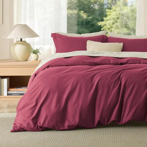 Miniatura 18 de Bedsure - Juego de funda de edredón tamaño individual/individual XL - Juego de ropa de cama suave de microfibra cepillada doble para niños