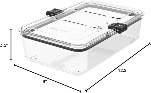 Miniatura 8 de Prepara Latchlok Contenedor de almacenamiento de alimentos de Tritan, 13 tazas, transparente