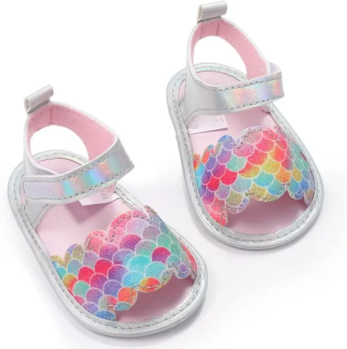 Miniatura 4 de Sandalias para bebés y niñas con vestido de princesa para primeros pasos