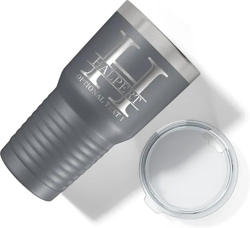 Miniatura 6 de Vaso personalizado de acero inoxidable aislado con tapa de 30 onzas (17 colores) con recubrimiento en polvo, grabado personalizado, idea de regalo