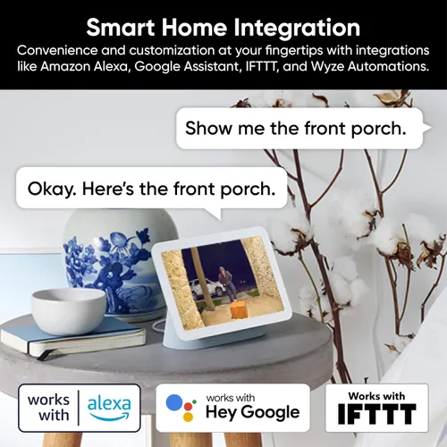 Miniatura 11 de Wyze Cámara de ventana, cámara de seguridad WiFi HD para interiores, visión nocturna a color mejorada, antirreflejo, detección de movimiento