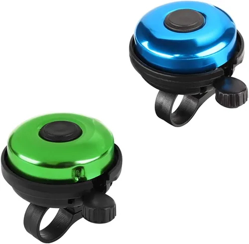 Miniatura 46 de Accmor Campana de Bicicleta Clásica, Campana de Bicicleta de Aluminio, Campana de Bicicleta de Sonido Fuerte Nítido y Claro para Adultos y Niños