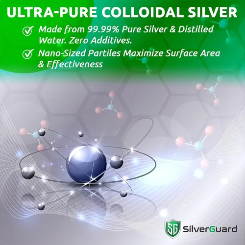 Miniatura 4 de SilverAll - Limpiador mejorado de peróxido de hidrógeno + plata activa, limpiador multiusos con protector plateado de larga duración, peróxido
