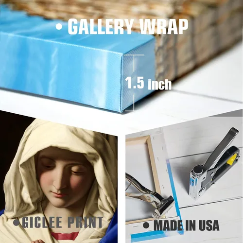 Miniatura 285 de A&T ARTWORK Campo de trigo con cipreses de Van Gogh Las reproducciones de arte clásico mundial, impresiones en lienzo giclée para decoración