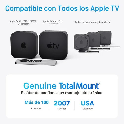 Miniatura 3 de Totalmount – Soporte para Apple TV compatible con el Apple TV 4