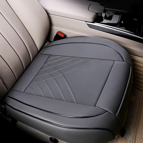 Miniatura 9 de kingphenix Funda de asiento de coche: fácil de instalar, se adapta a la mayoría de automóviles, furgonetas, camiones y SUV, color beige