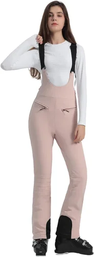 Miniatura 3 de GSOU SNOW Women Ski Bib Pants Snow Overalls Snowboard Waterproof Windproof Insulated Slim Winter Warm High elasticity