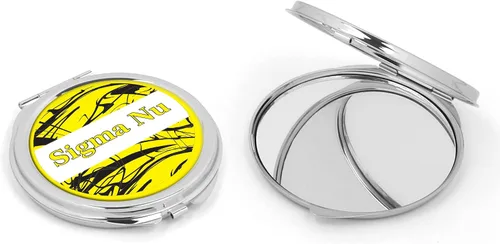 Miniatura 10 de Sigma Nu Fraternity Compact Cosmetic Double Makeup Pocket Round Portable Mirro (Sigma Nu #1)
