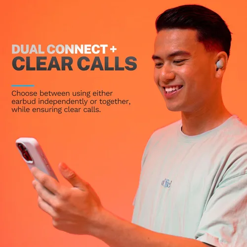 Miniatura 5 de JLab Go Air Pop+ Auriculares Verdaderamente Inalámbricos, Auriculares Intraaurales, Auriculares Bluetooth, 35H de Tiempo de Reproducción, Menta